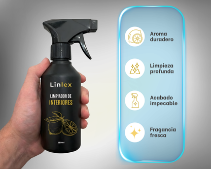 Kit Platino: Spray Exterior Impermeabilidad & Brillo + Spray Limpia Interiores + Paño Microfibra